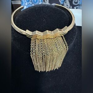 NEW NORDSTROM Elegant Gold Chain Fringe Bracelet